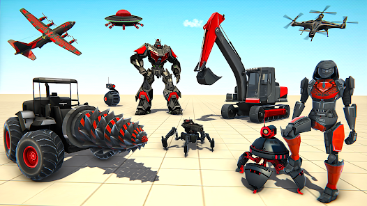 Mech Robot Transforming Game apkpoly screenshots 18