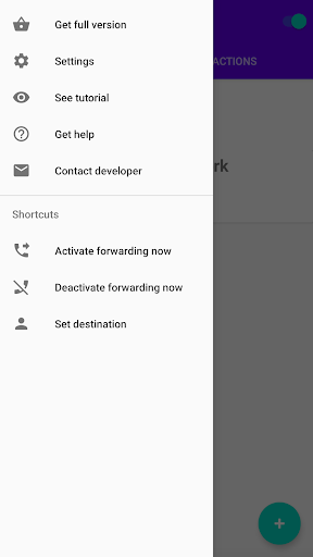 Call Forwarding Manager Screen 3