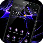 Cover Image of ダウンロード Tech Neon Violet Light Theme 1.1.3 APK