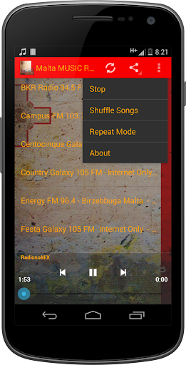 Malta MUSIC Radio Screen 2