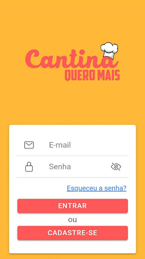 Android application Cantina Quero Mais screenshort