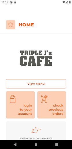 Android application Triple Js Cafe DL14 screenshort