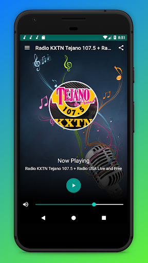 Android application KXTN Tejano 107.5 Radio Online screenshort