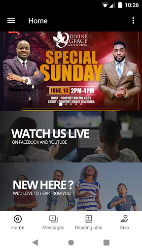 Android application DGG CHURCH screenshort