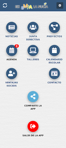 Android application AMPA IES La Nucía screenshort