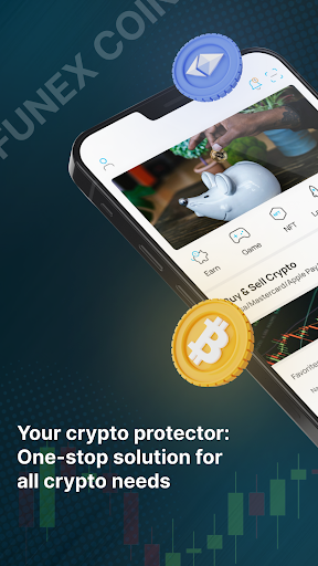 Funex: Crypto & Bitcoin Wallet Screen 2