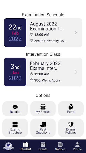 Android application CITG Student App screenshort