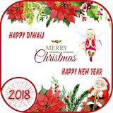Happy Diwali / Happy New Year / Happy Christmas icon