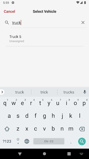 Rastrac Driver Screen 3