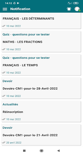 MyskoolApp Screen 2