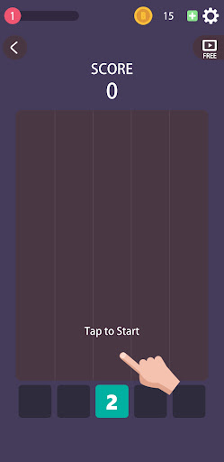 Android application 2048 - Number Puzzle Game screenshort