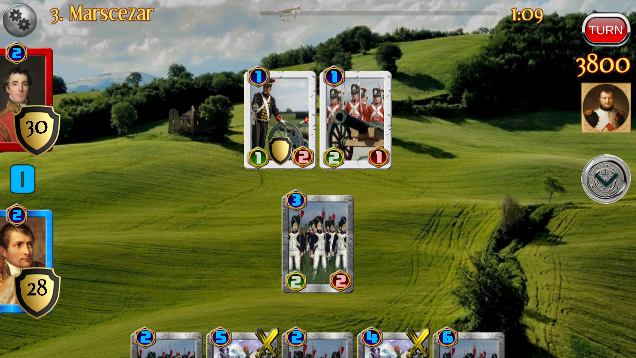 Android application Napoleon War Cards screenshort