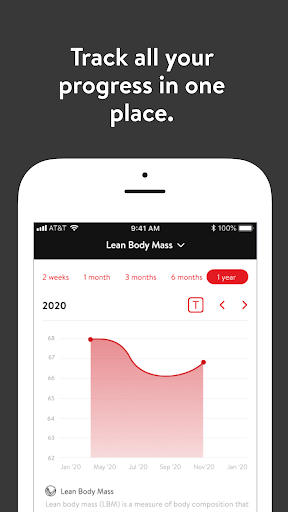 Screenshot of Training Zone App
