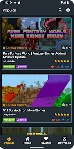 Captura de Pantalla 21 Biomes Mod for Minecraft android