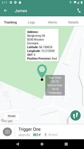 Safecall Screen 2