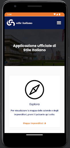 Android application Stile Italiano screenshort