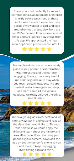 Screenshot of 17 Mile Drive Audio Tour Guide