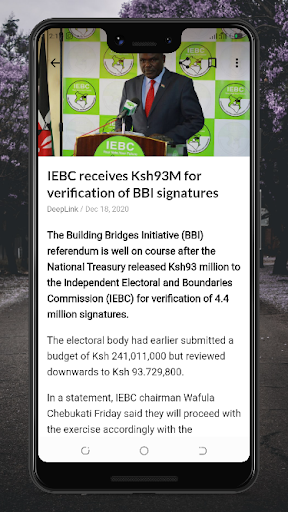 Android application Kenya News screenshort