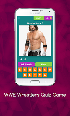 WWE Wrestlers Quiz Game - Screenshot 1