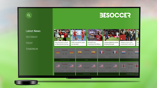 BeSoccer – Fußball Ergebnisse ekrano kopija