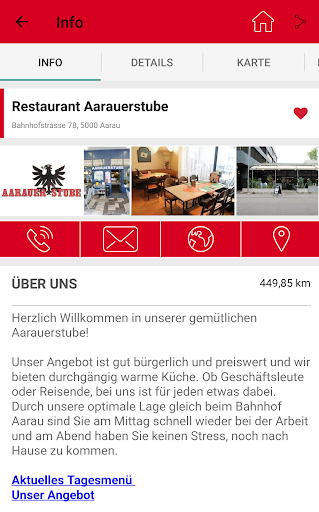 CITYGUIDE Aarau Screen 2