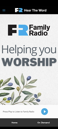 Android application Family Radio: Hymns & Teaching screenshort