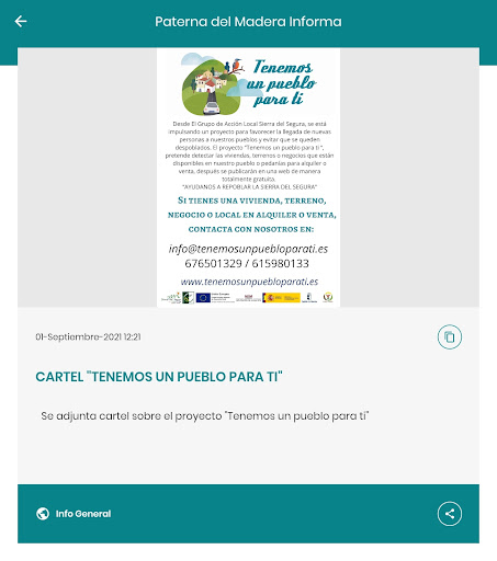 Paterna del Madera Informa Screen 3