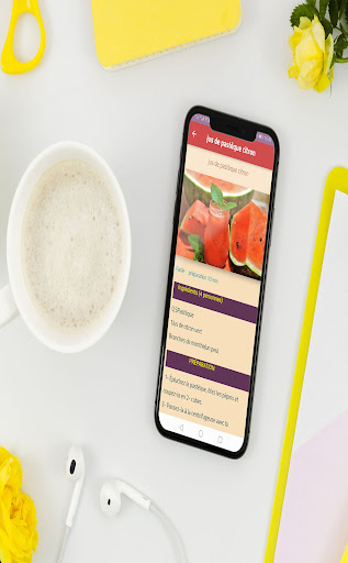 Android application jus de pastèque screenshort