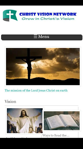 Android application Christ Vision screenshort