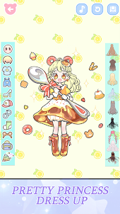 Anime Prinzessin Anziehspiel