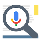 Voice Search App with History icon