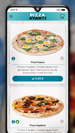 Pizza Avanti Screen 3