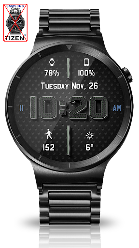 Chrome Leather HD Watch Face