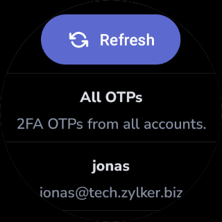 Screenshot of Authenticator App - OneAuth
