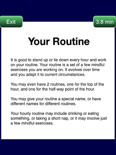 Android application Meditate Today screenshort