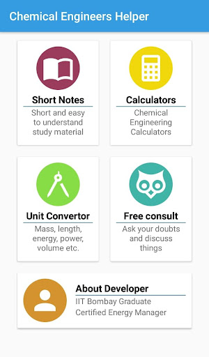 Android application Chemical Engineers Helper screenshort
