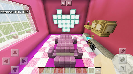 Android application Pink Mod Princess Mansion Map screenshort