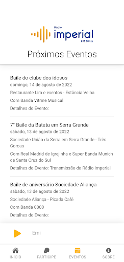 Rádio Imperial 104.5 FM Screen 2