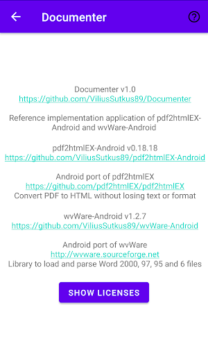 Documenter Screen 2