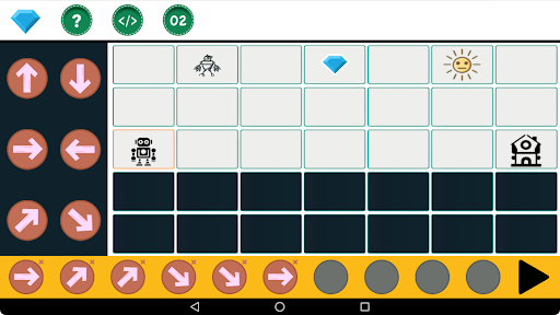 Android application Code Robot: Game Logic Puzzles screenshort