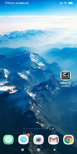 Android application Meeting Control for rediShow & screenshort
