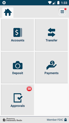 Hometown Business Banking Screen 3