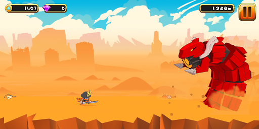 Android application Cube Samurai: Run Squared - Ru screenshort