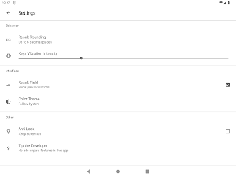 Solves  -  Calculator with History