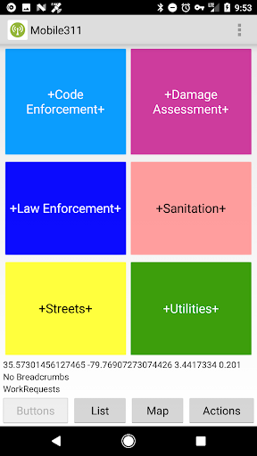 Mobile311 Screen 2