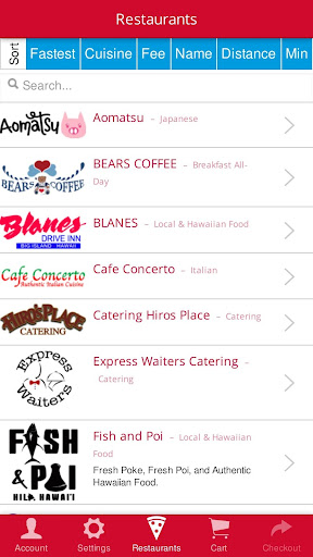 Express Waiters Screen 2
