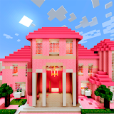 Pink princess house Map MCPE icon