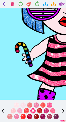 女の子のための人形のドレスアップとぬりえゲームのおすすめ画像4