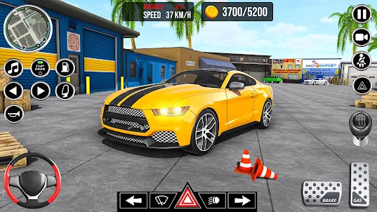 Real Car Games Driving School