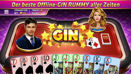 Gin Rummy - Kartenspiel